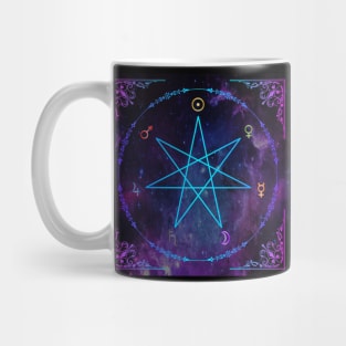 Traditional Planetary Magick - 7 Pointed Star (Classical Ancient Astrology) Mug